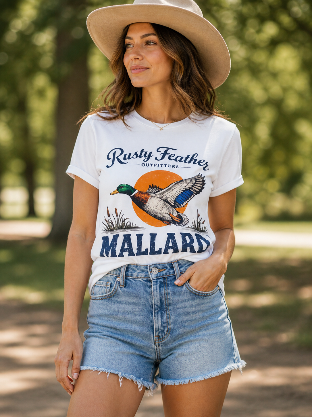 Rusty Feathers Outfitters Mallard Tee