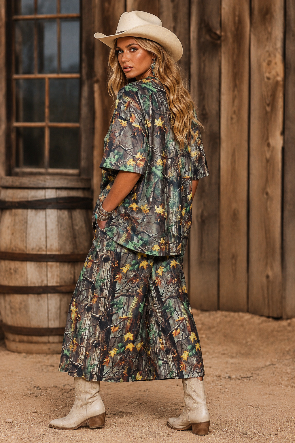 Now You See Me Ribbed Camo Set