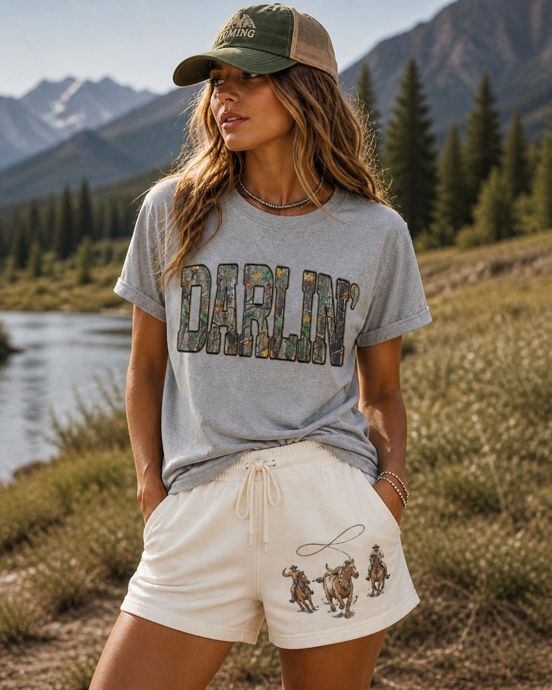 Wild Cowboys Lounge Shorts