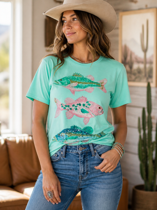 Colorful Fish Tee