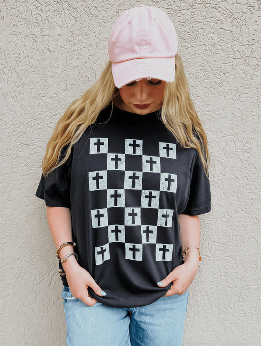 Bold Crosses Tee